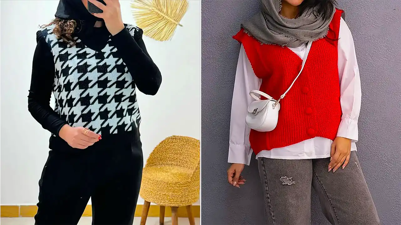 ژیله بافت پاییزه شیک؛ 15 عکس شگفت‌انگیز از استایل‌های خاص و متفاوت پاییزی