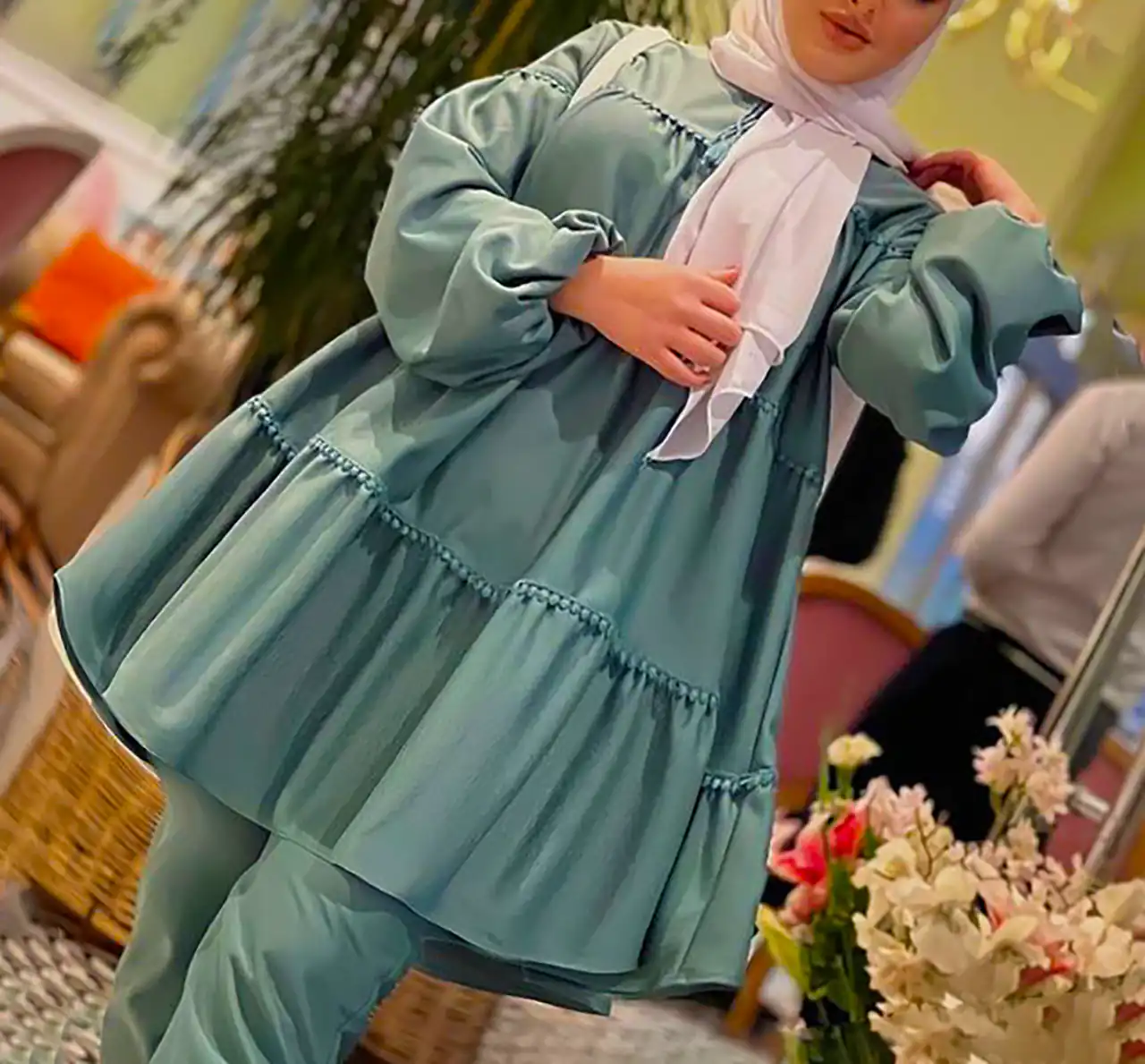 مانتو پاییزه ساده