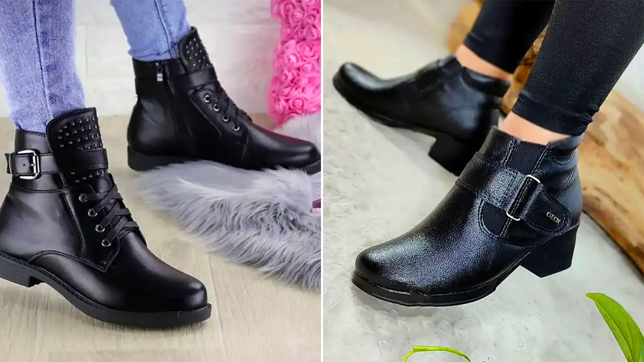 بوت ساق کوتاه شیک؛ ۱۵ مدل جذاب زمستانی با استایل مدرن برای خانم‌ها