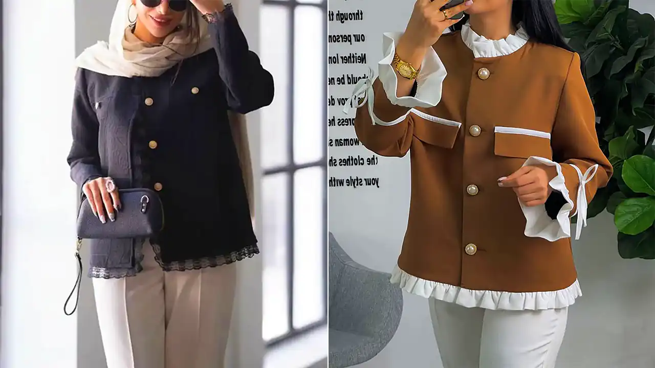 استایل با کت مینیمال