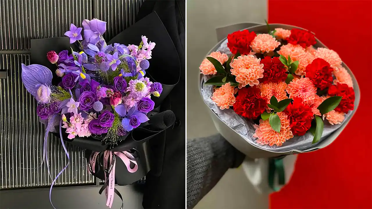 گل برای هدیه تولد؛ ۱۵ عکس جذاب از دسته‌گل‌های خاص و لاکچری تولد