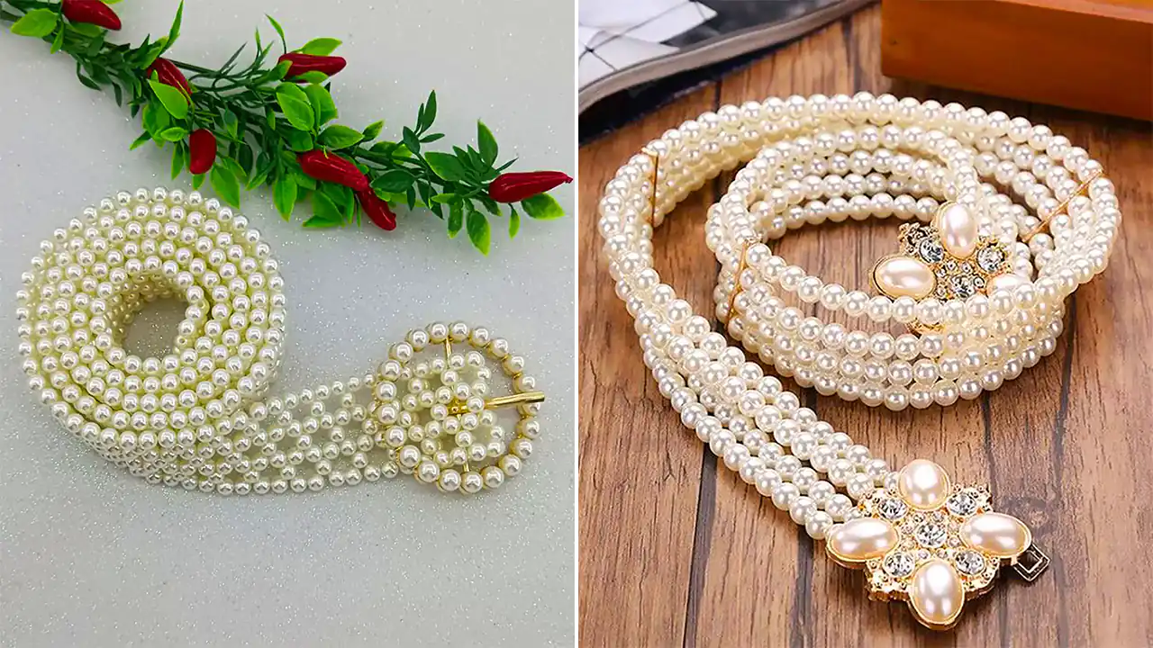 کمربند مرواریدی عروسی؛ ۱۵ ایده لاکچری ظریف برای تکمیل لباس عروس کلاسیک