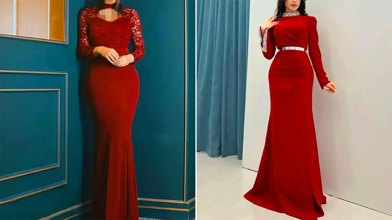 ماکسی اندامی قرمز مجلسی؛ ۱۵ مدل درخشان ویژه مجالس و مهمانی‌های رسمی لوکس