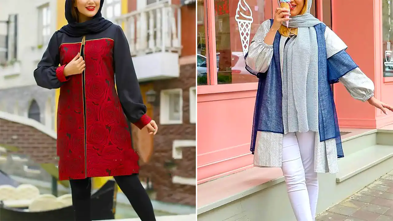 مانتو پاییزی مجلسی؛ ۱۵ مدل لوکس و جدید برای مهمانی‌های پاییزی شیک