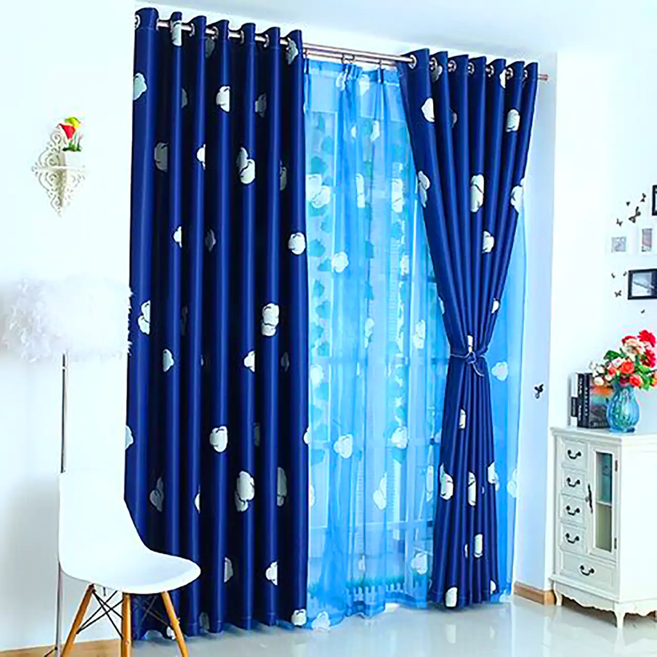 پرده پانچ برای اتاق کودک