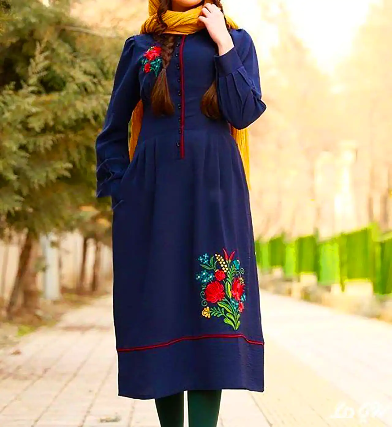 پیراهن بلند سومه ای سنتی