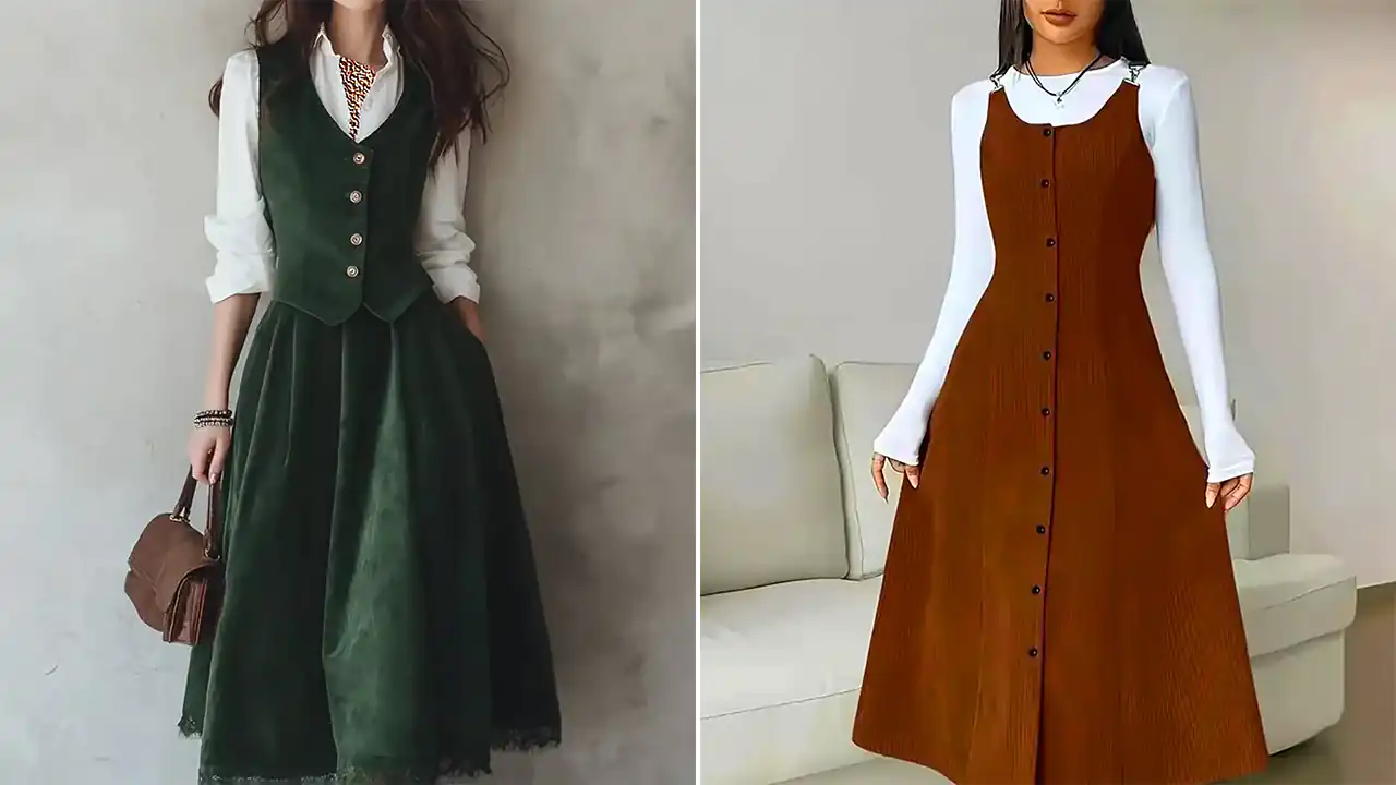 سارافن ضخیم گرم زنانه؛ ۱۵ مدل خاص زمستانی شیک برای استایل‌های روزمره و مجلسی