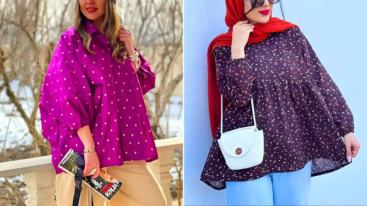شومیز گل گلی زنانه؛ ۱۵ عکس الهام‌بخش از استایل‌های دخترانه ترند امسال