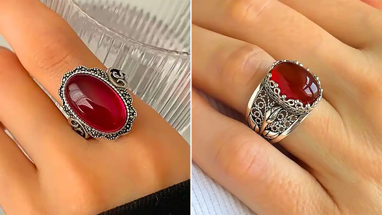 انگشتر نگین‌دار جدید و خاص؛ ۱۵ مدل خیره‌کننده، انتخابی خاص برای مجالس شیک شما