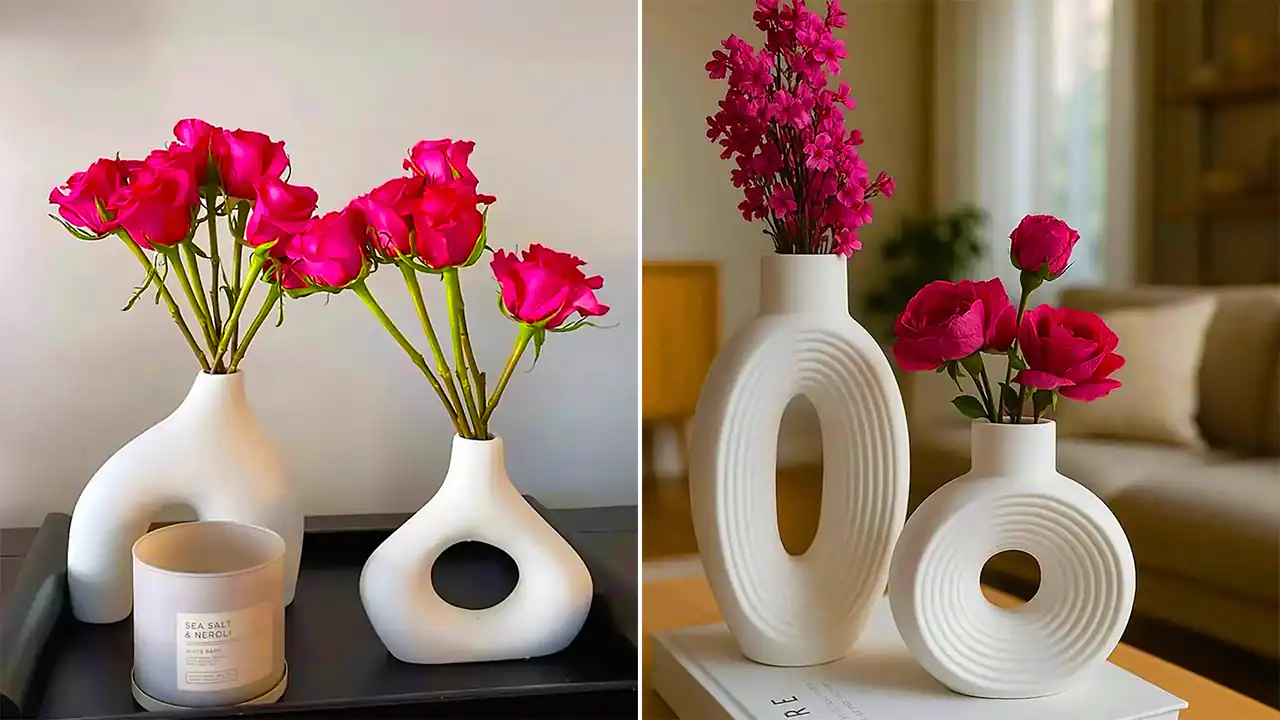 گلدان سفالی مینیمال؛ ۱۵ مدل ساده جذاب برای چیدمان دلنشین و خاص خانه