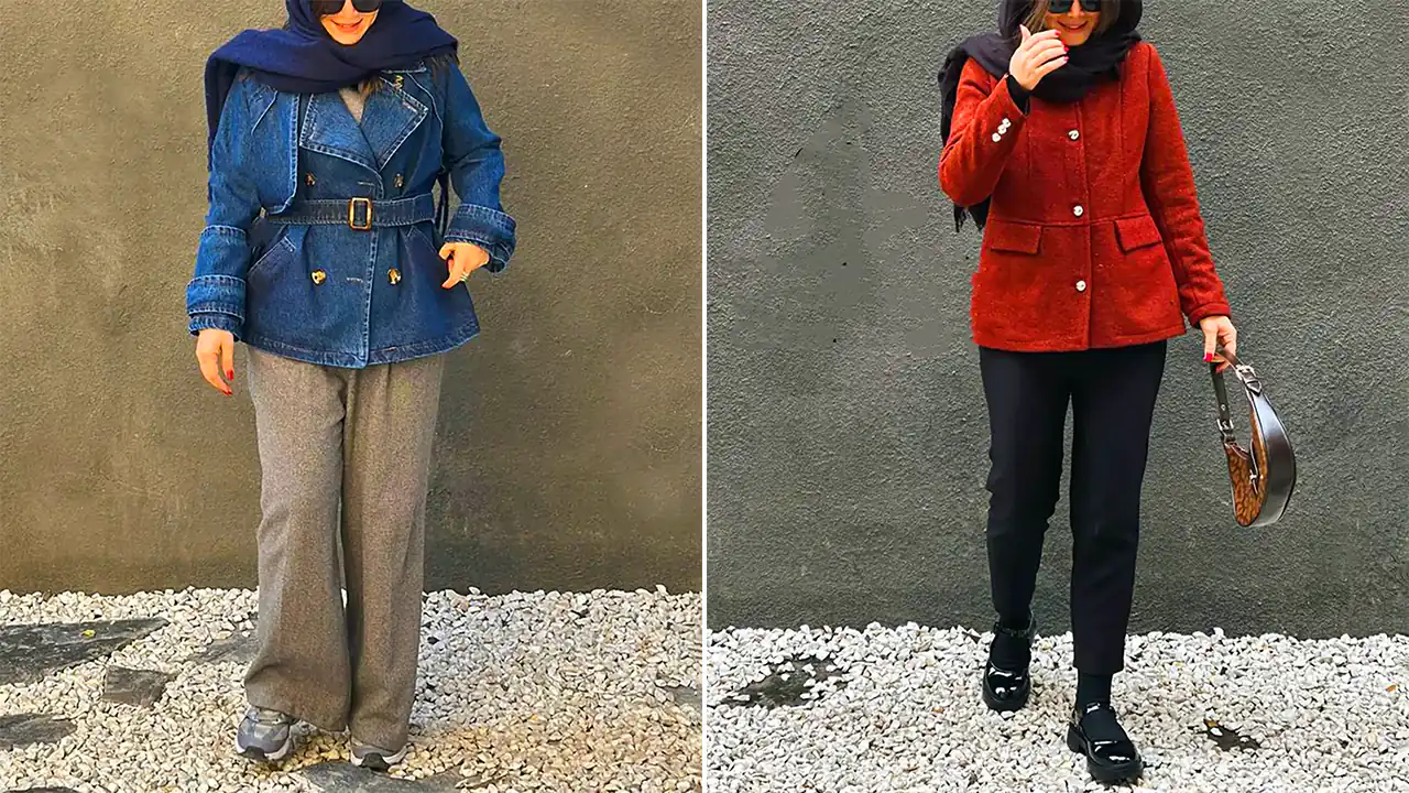 مانتو کتی خوش دوخت زمستانی؛ ۱۵ عکس جذاب برای الهام استایل زمستانی خانم‌ها