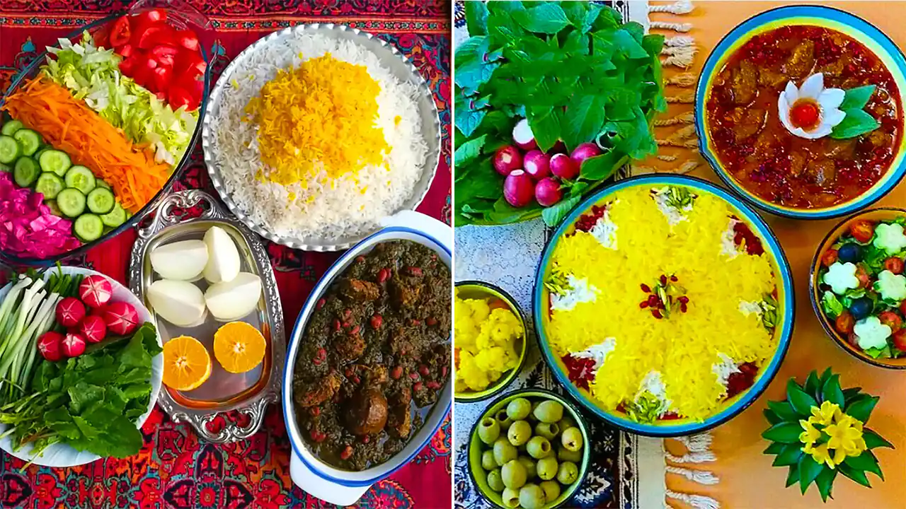 میز شام برای مهمونی دوستانه؛ ۱۵ ایده شگفت‌انگیز؛ چیدمانی زیبا برای جمع‌های صمیمی
