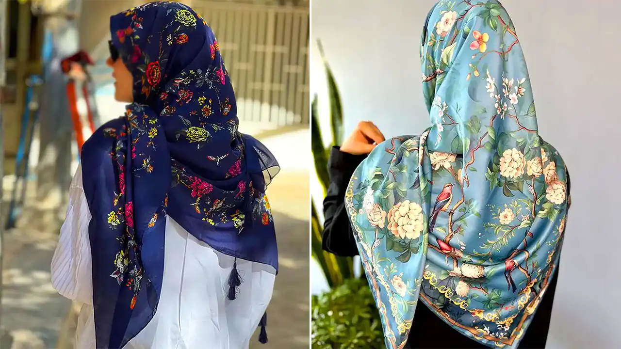 روسری شیک زنانه؛ ۱۵ مدل تازه زیبا برای ساختن استایل ساده و شیک روزانه