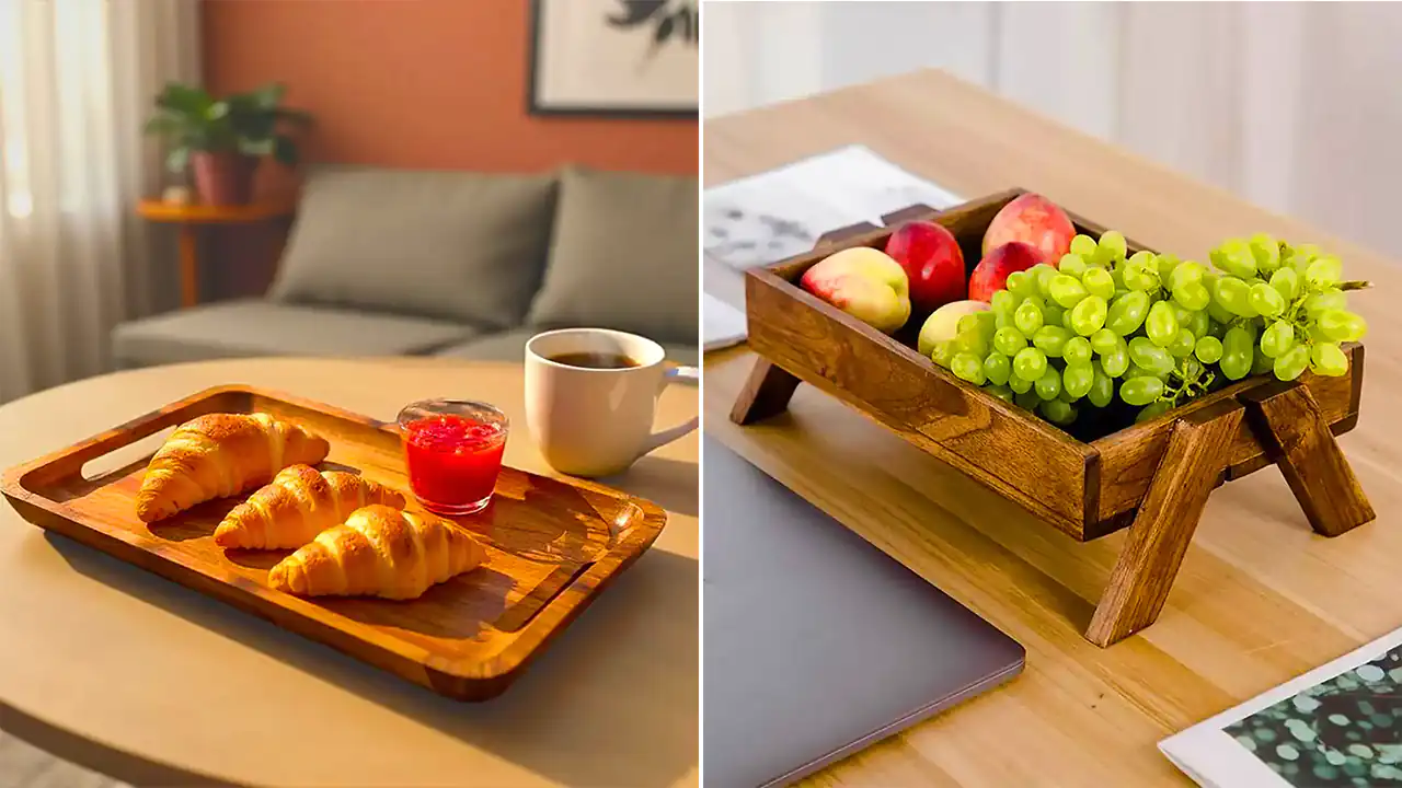 سینی چوبی مدرن و شیک