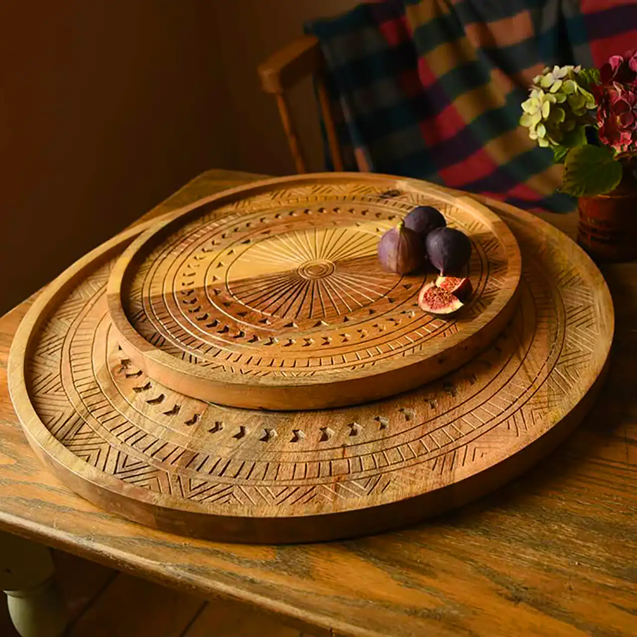 سینی چوبی مدرن و شیک