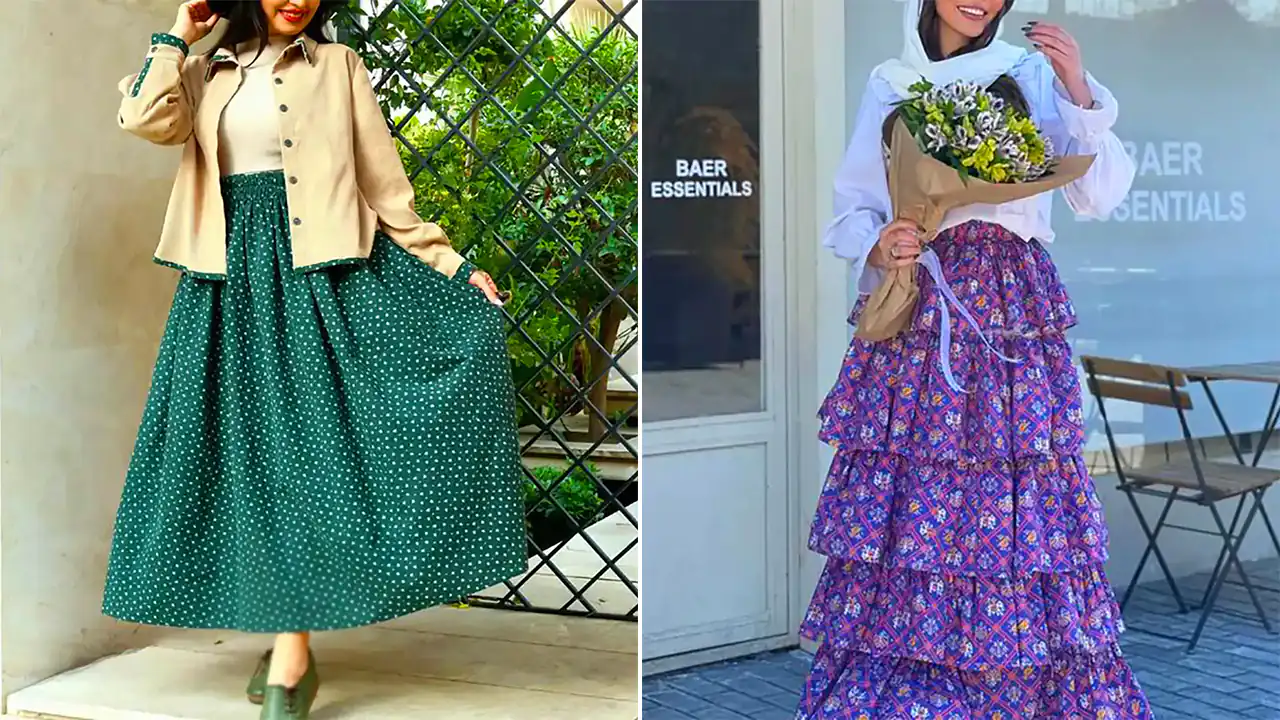 استایل روزمره شیک با دامن؛ ۱۵ مدل جذاب برای ساخت ظاهر چشمگیر و روزانه