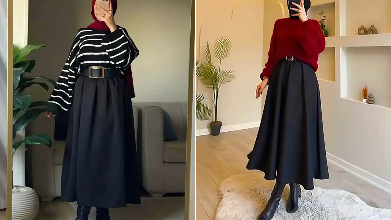 استایل زمستانی با دامن؛ ۱۵ مدل جذاب مخصوص دختران خوش سلیقه و خوش استایل