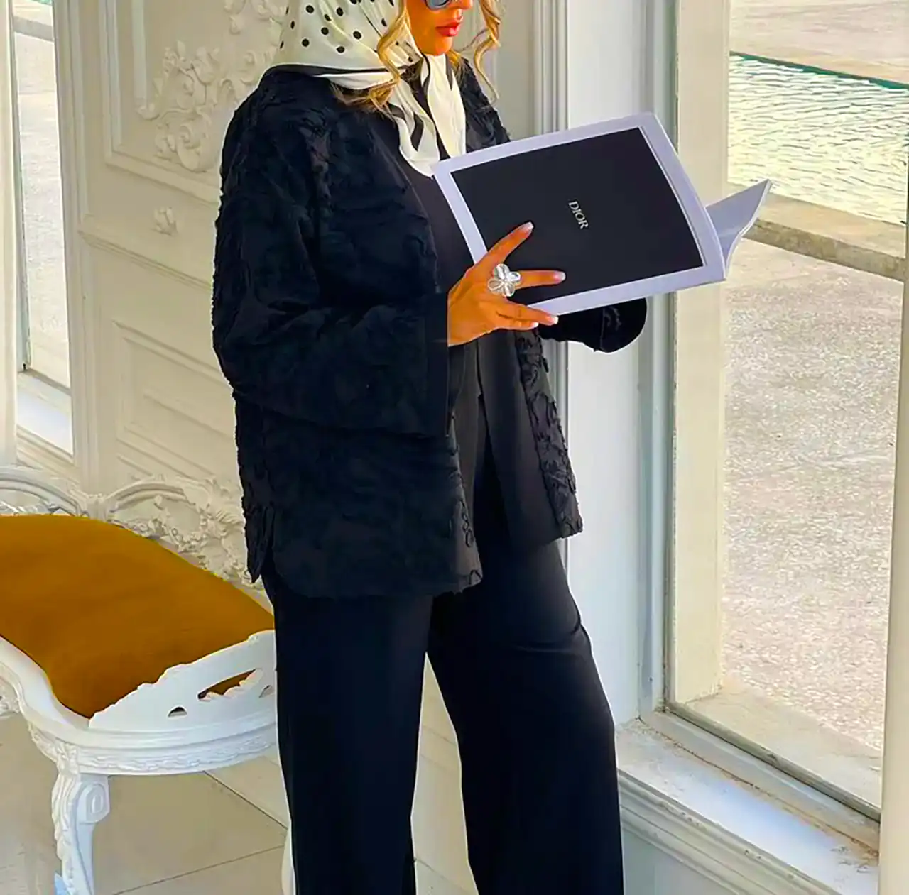 مانتو کتی مشکی ترند امسال