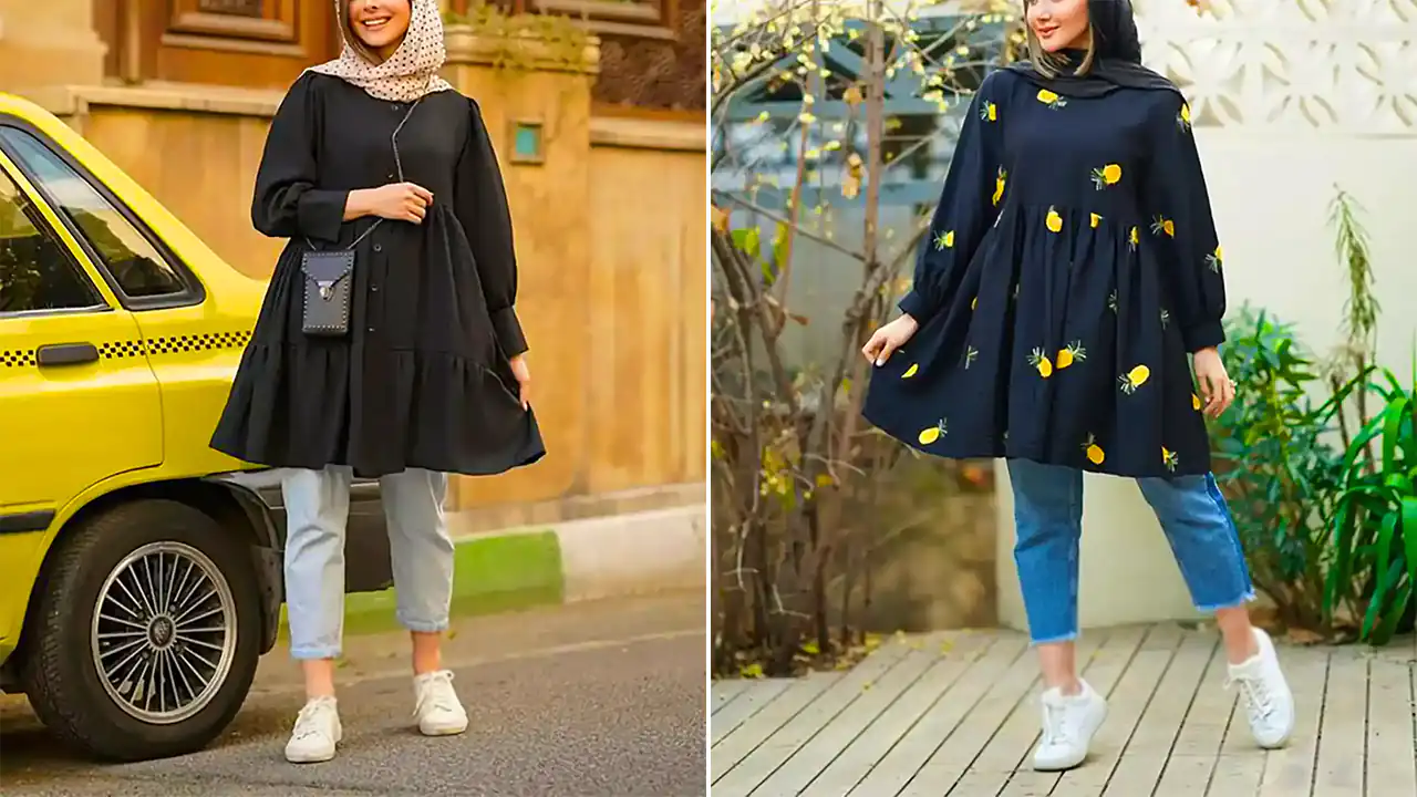 مانتو ساده و شیک روزمره؛ ۱۵ عکس جذاب برای انتخاب بهتر و استایل روزانه