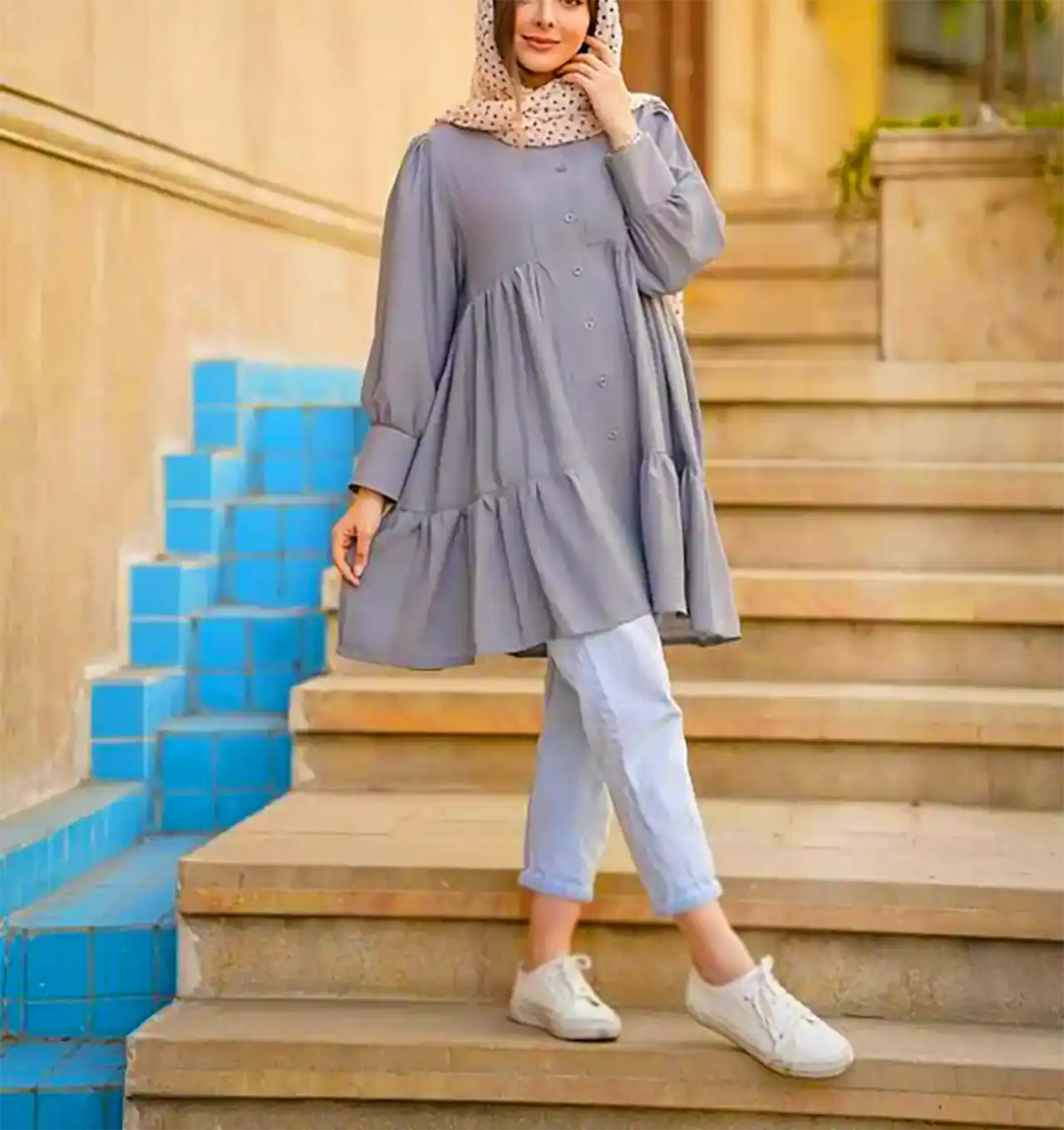 مانتو ساده و شیک روزمره