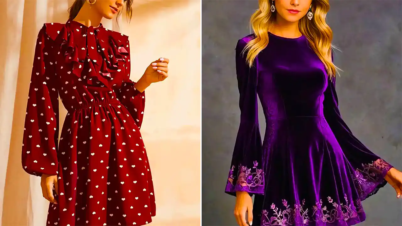 پیراهن قد زانو زنانه؛ ۱۵ ایده جذاب راحت برای استایل روزانه خانم ها