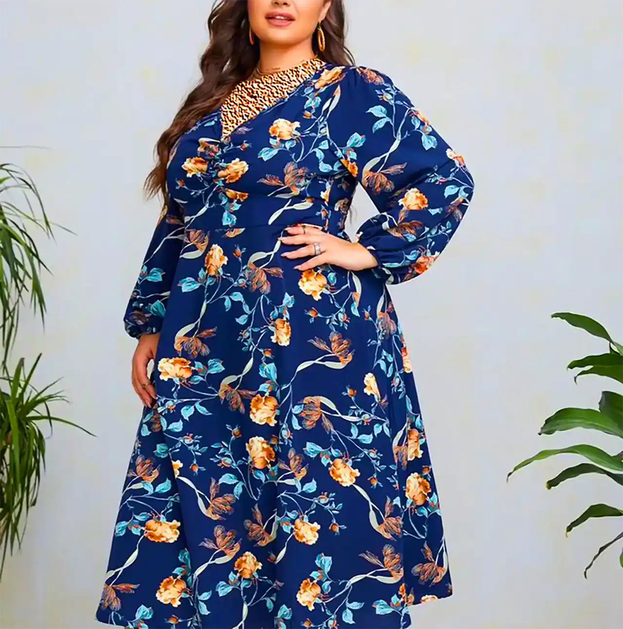 پیراهن قد زانو زنانه