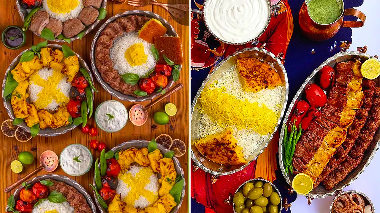 تزیین جوجه کباب مهمانی؛ ۱۵ ایده جذاب برای زیباتر شدن سفره مهمانی شما