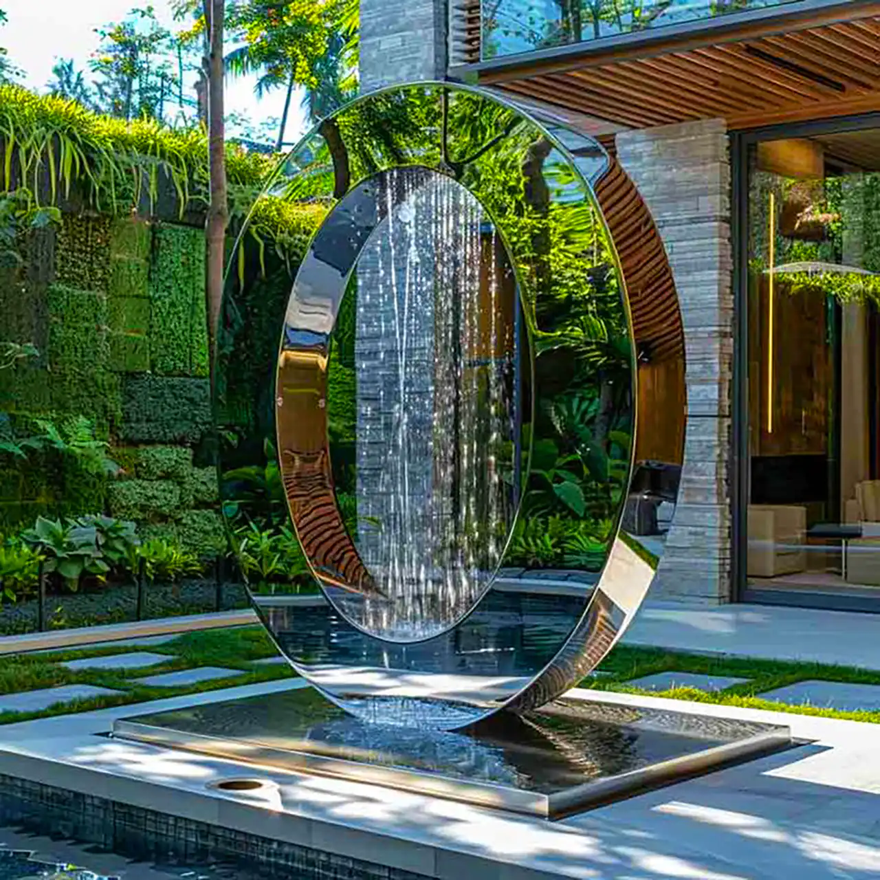 آبنما مدرن برای ویلا