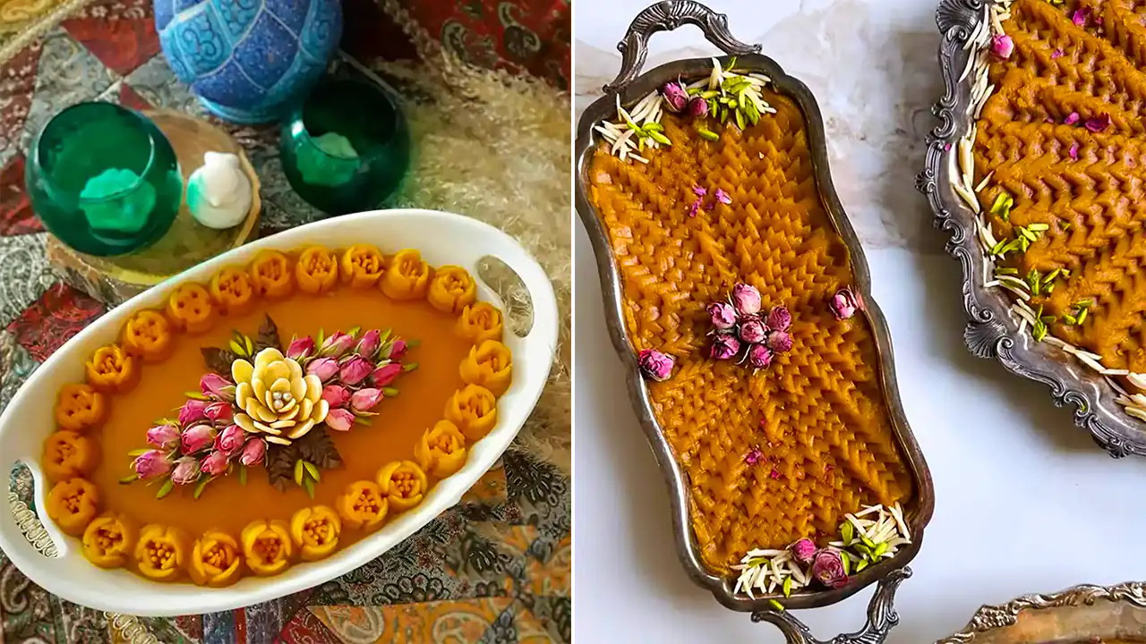 دیزاین حلوا نذری؛ ۱۵ مدل حرفه ای و شیک برای تزیین خانگی