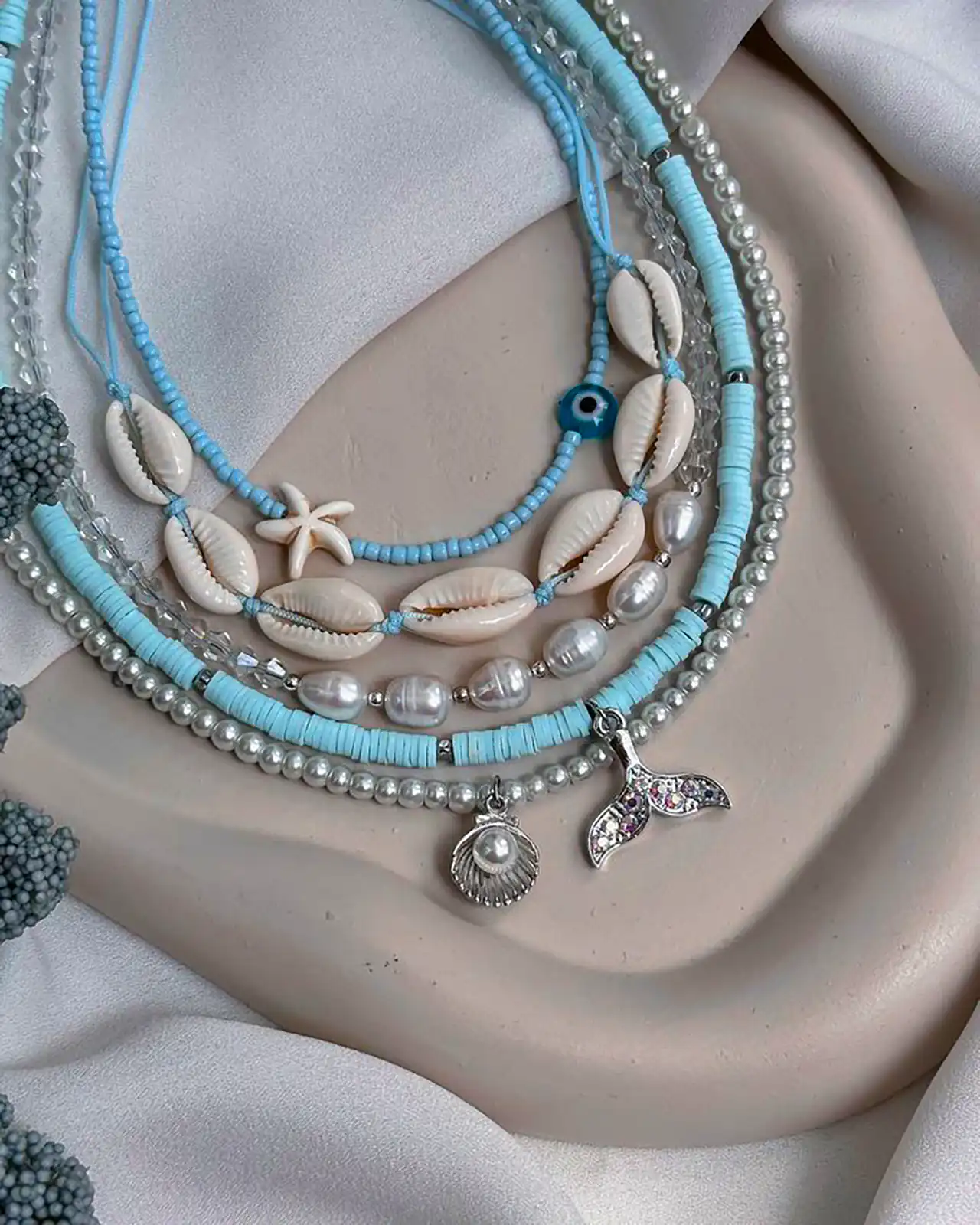 گردنبند مهره ای جدید
