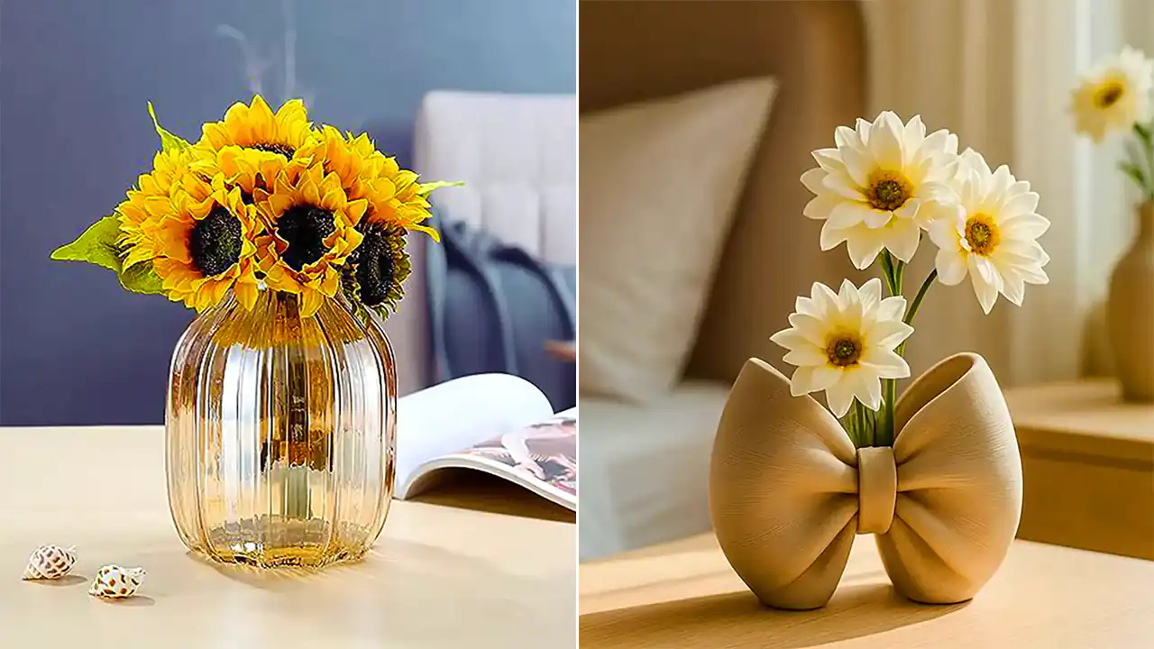 گلدان گل برای میز وسط؛ ۱۵ ایده جذاب + انتخاب های خاص برای دکوراسیون شیک