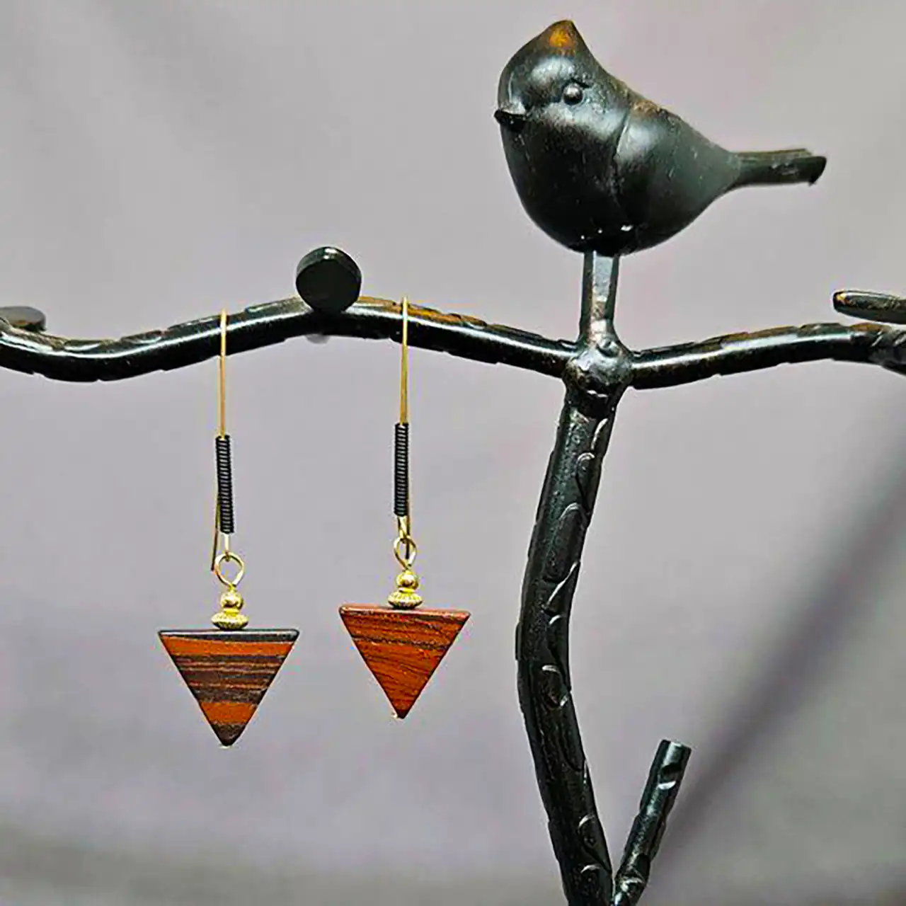 گوشواره چوبی شیک