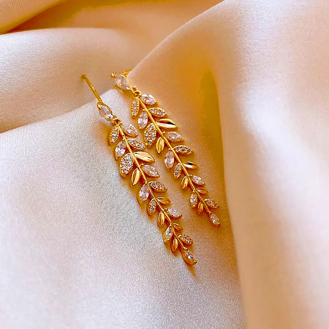 گوشواره طلا گندم