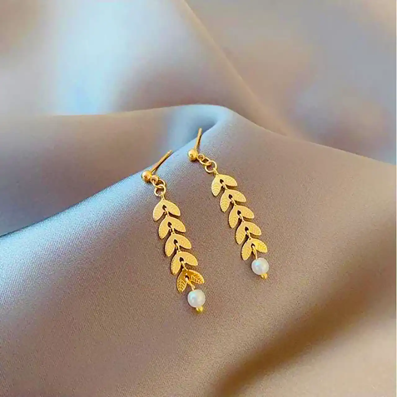 گوشواره طلا گندم
