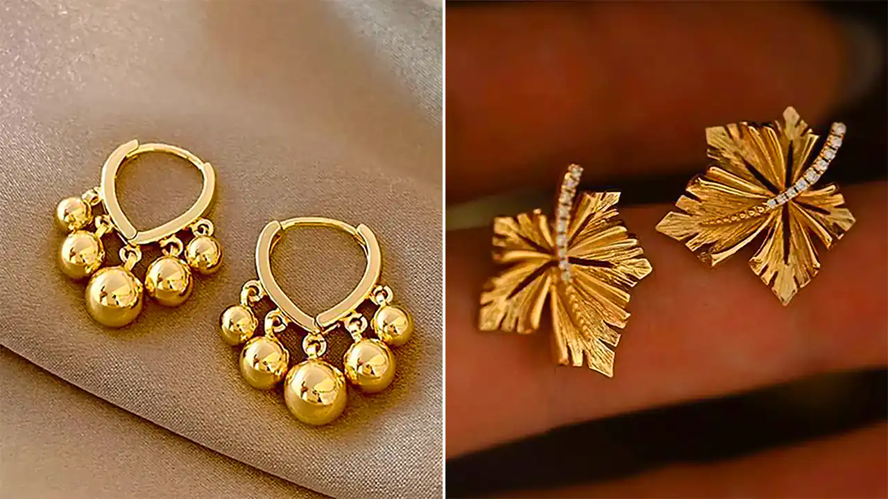 گوشواره طلا جدید شیک؛ ۱۵ مدل درخشان خیره کننده مناسب سلیقه های متفاوت