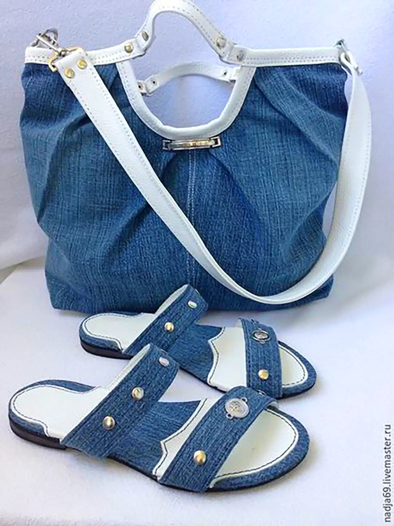 کیف دوشی جین زنانه