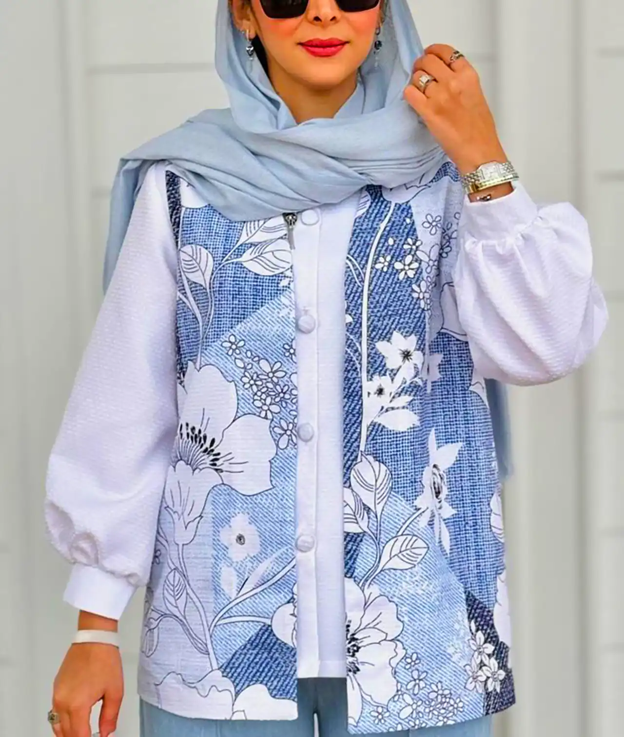 مانتو آبی شیک خاص