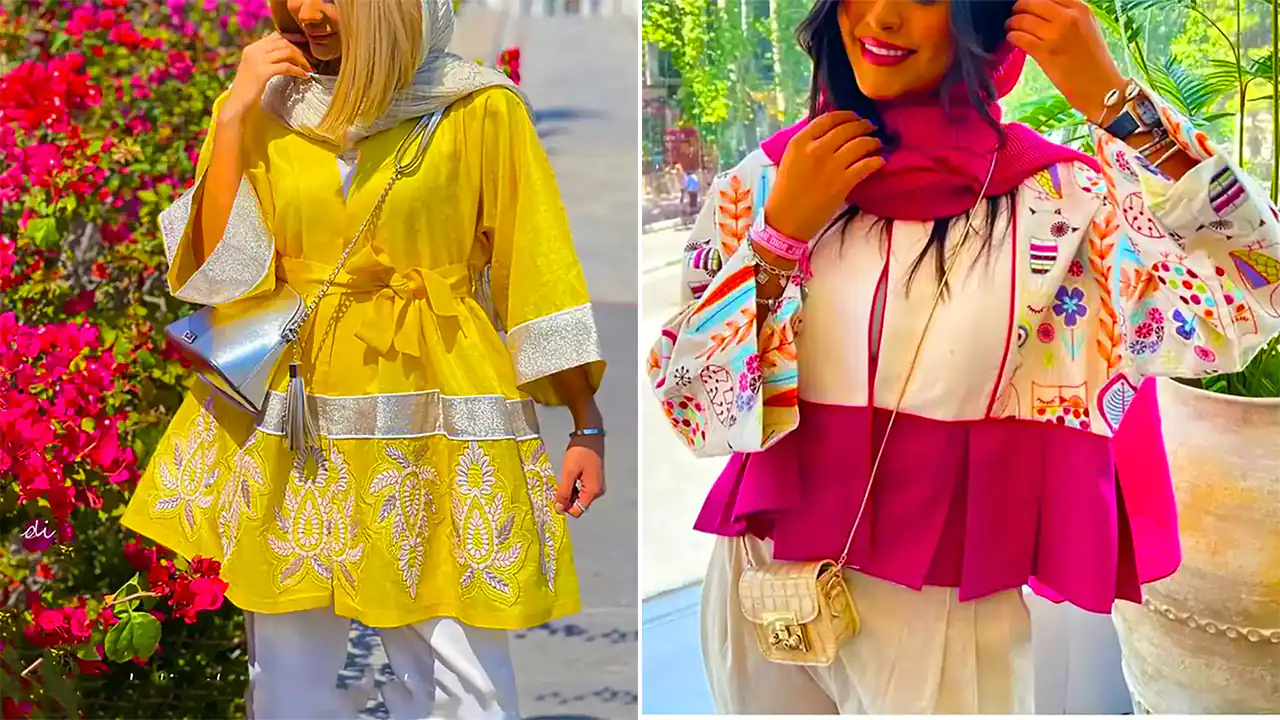 مانتو شیک مخصوص بهار؛ ۱۵ مدل خیره کننده برای یک استایل دخترانه و دلنشین