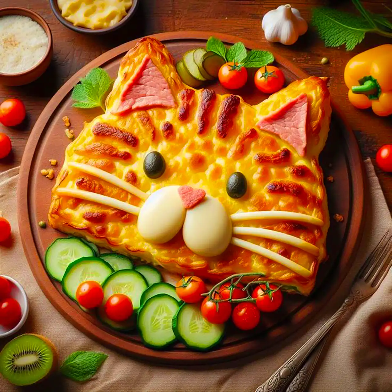پیتزا فانتزی برای بچه ها