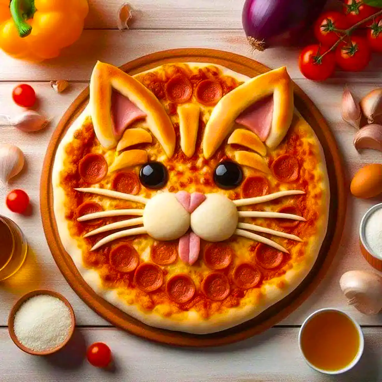پیتزا فانتزی برای بچه ها