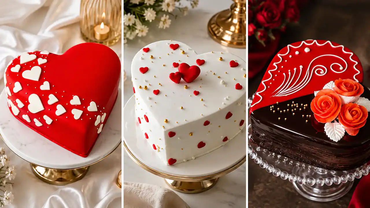 کیک تولد قلبی؛ ۱۵ عکس جذاب برای طراحی خاص جشن‌های عاشقانه و خاطره‌انگیز