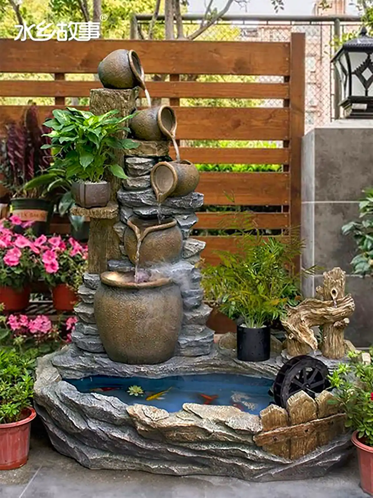 آبنمای رومیزی صخره ای مدرن و خاص