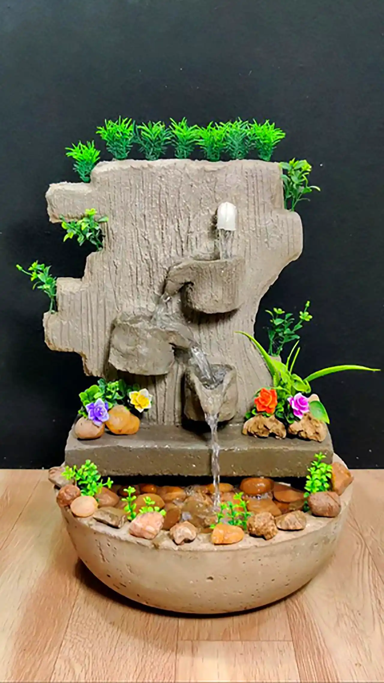 آبنمای رومیزی صخره ای مدرن و خاص