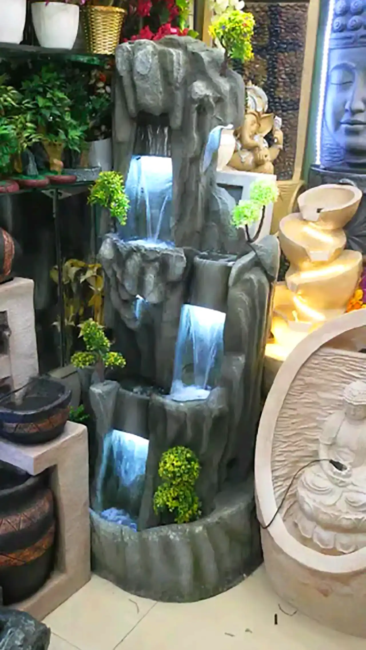 آبنمای رومیزی صخره ای مدرن و خاص