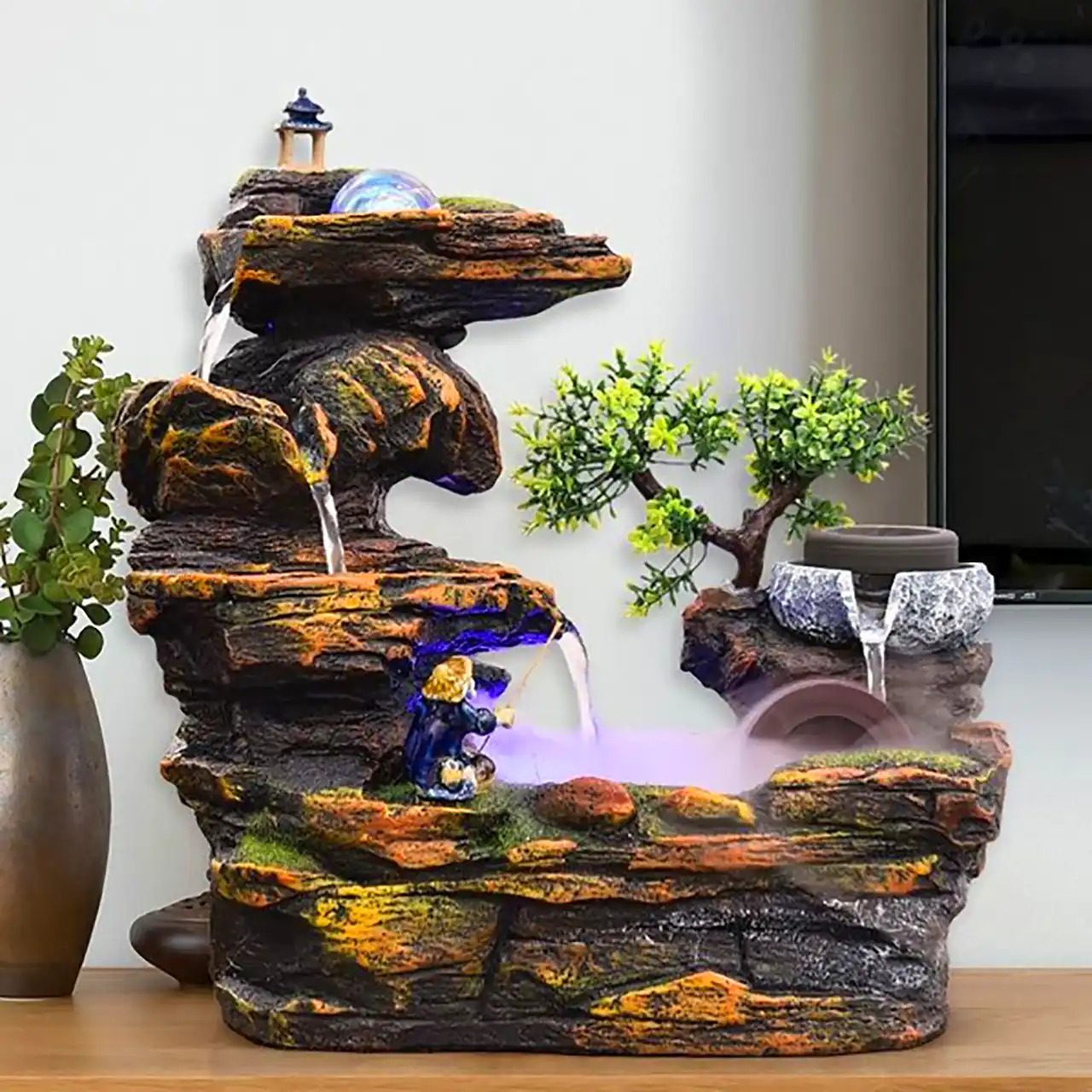آبنمای رومیزی صخره ای مدرن و خاص