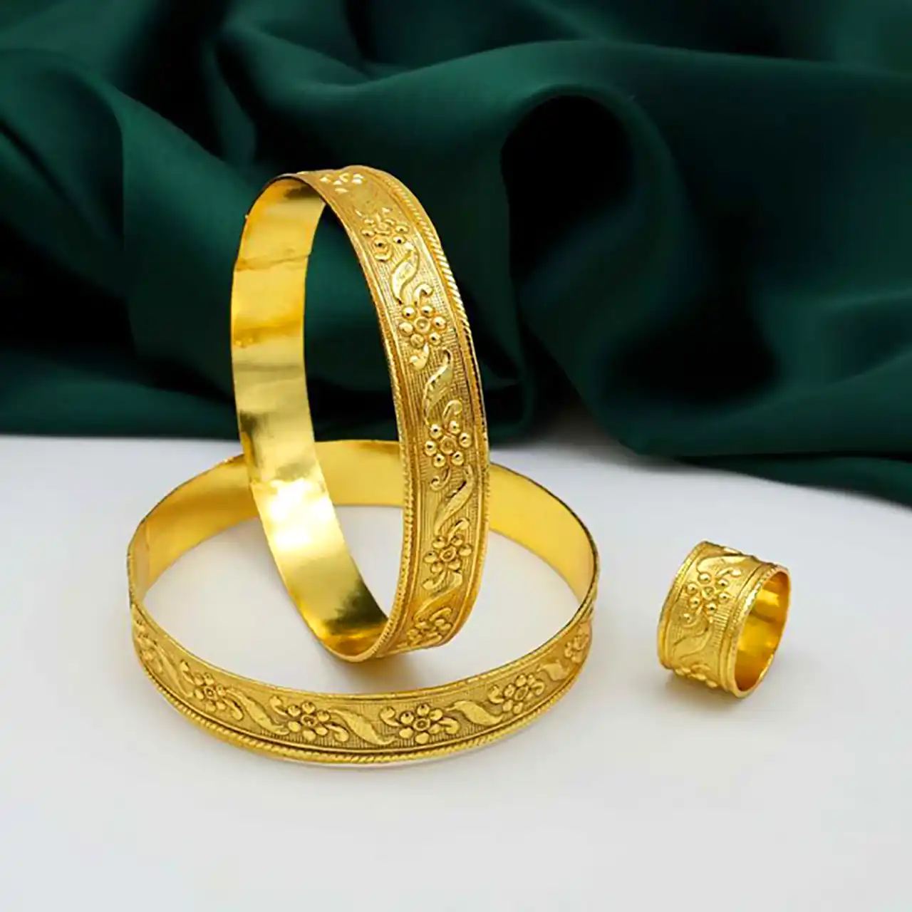 النگوی طلای تراش خورده شیک