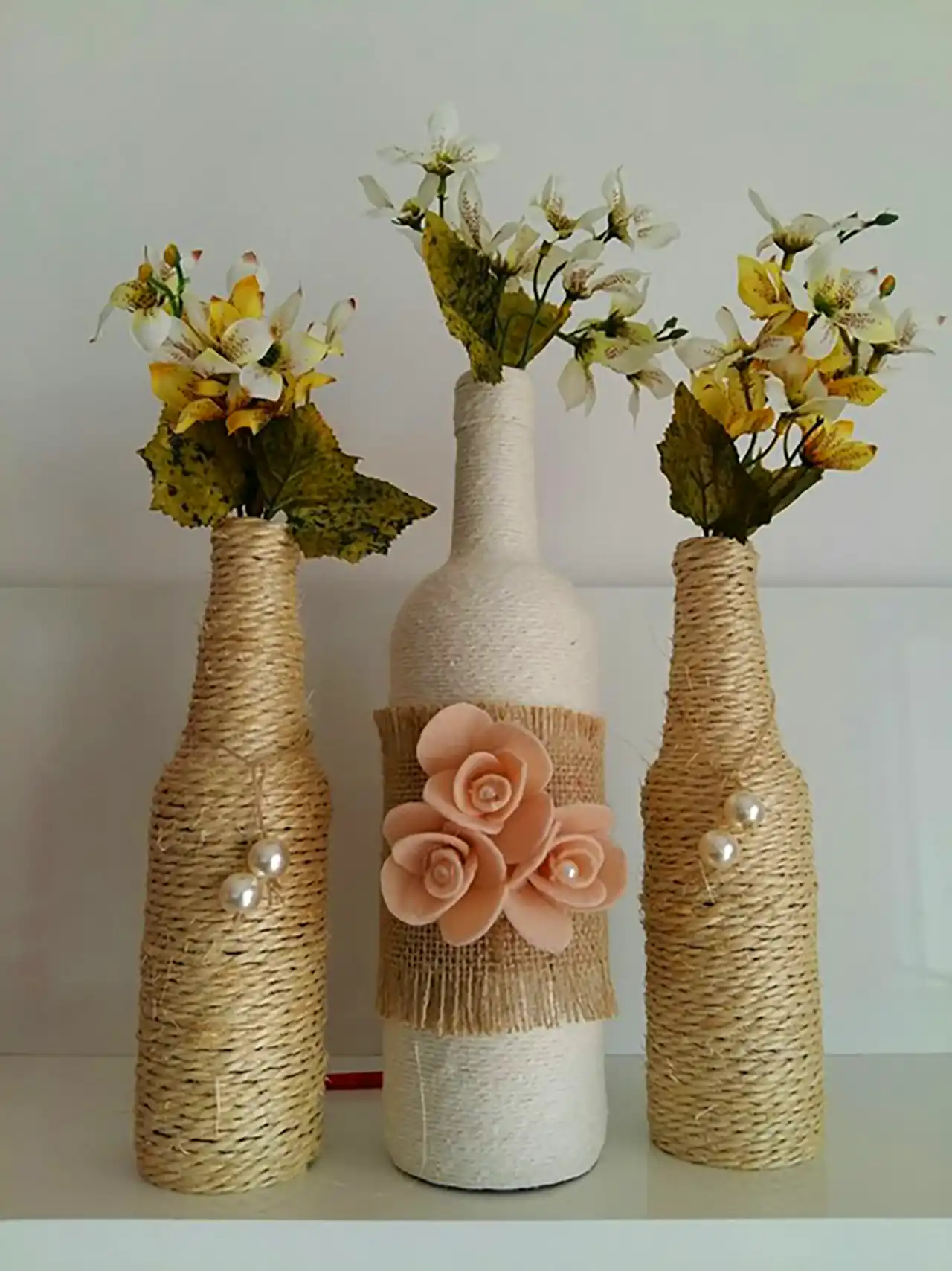 بطری های رنگی دست ساز