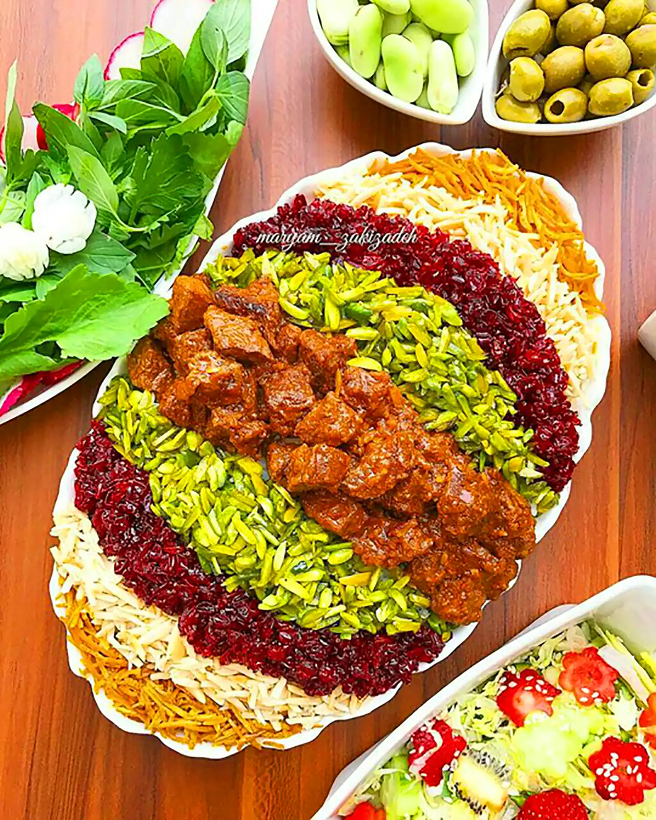 دیزاین دیس پلو برای مهمانی