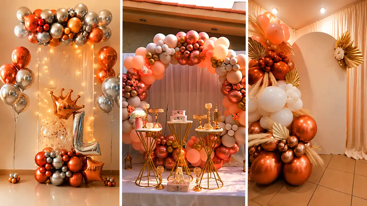 20 مدل دکور بادکنک آرایی شیک و مدرن برای جشن های خاص و لاکچری