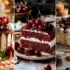 کیک میوه ای شکلاتی خاص؛ ترکیبی وسوسه کننده از شکلات و میوه های تازه